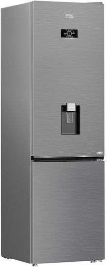 Beko Combină frigorifică 355lt NoFrost Î203.5xL59.5xA66.3cm. Inox B3RCNA404HDXB1