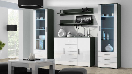 Unitate TV pentru sufragerie Soho Grey Matte