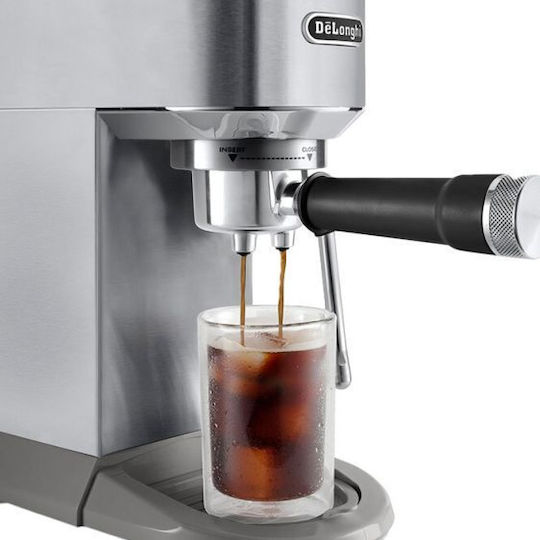 De'Longhi Dedica Duo Automatic Espresso Machine 1450W Pressure 15bar Silver