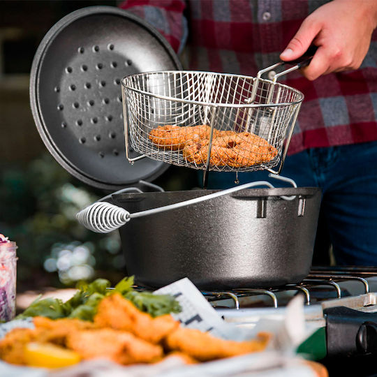 Lodge Frying Basket made of Stainless Steel 23εκ.