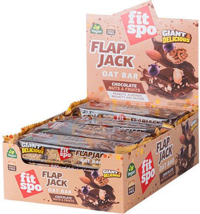 Fit Spo Μπάρα Ενέργειας / Βρώμης / Flapjack με Κεράσι (12x100gr)