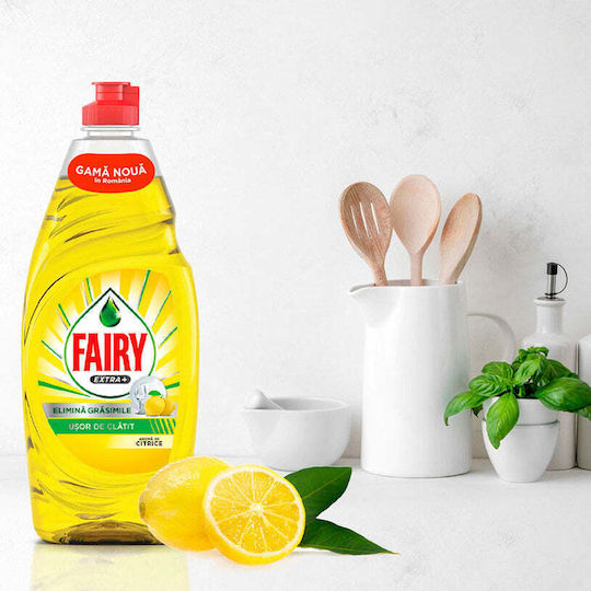 Fairy Extra Plus Professionell Geschirrspülmittel mit Duft Zitrone 1x900ml