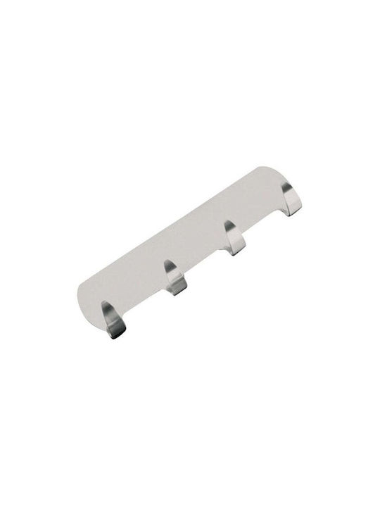 Metaltex Cârlig De Baie Cu 4 Locuri 15x15cm Inox Argintiu