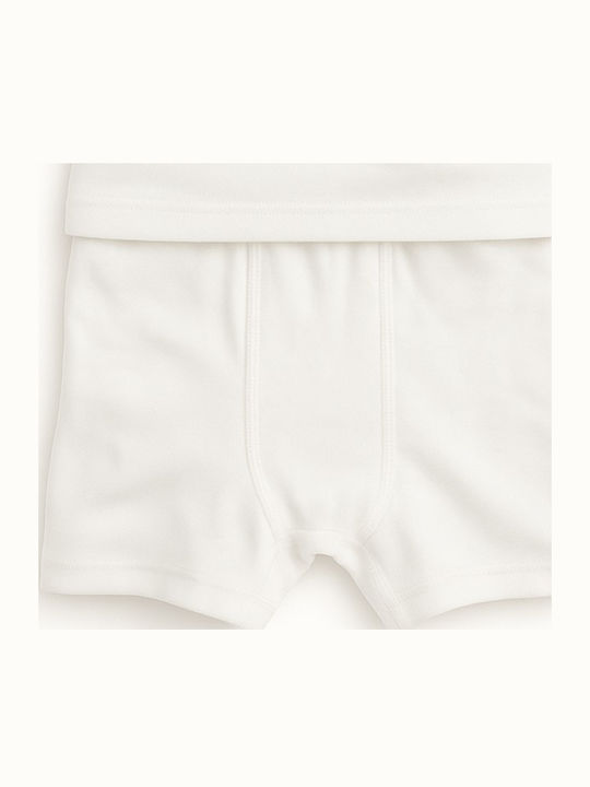 Pretty Baby Kids' Set Boxer with Undershirt White 2pcs