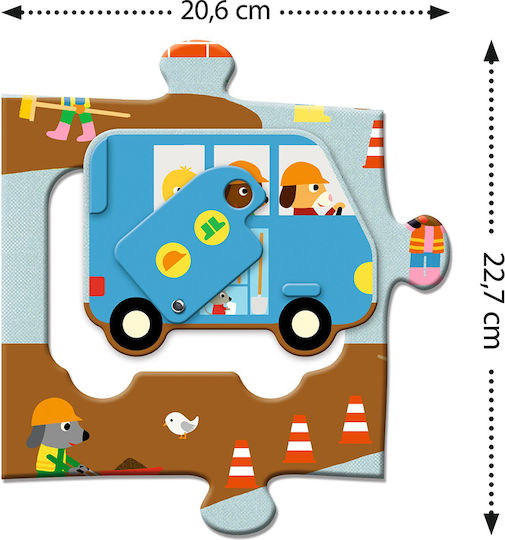 Puzzle pentru Copii pentru 3+ ani+ Ani 17buc Djeco