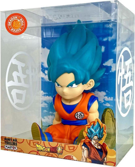 Plastoy Dragon Ball Son Goku Kinder Spardose Plastik Blau
