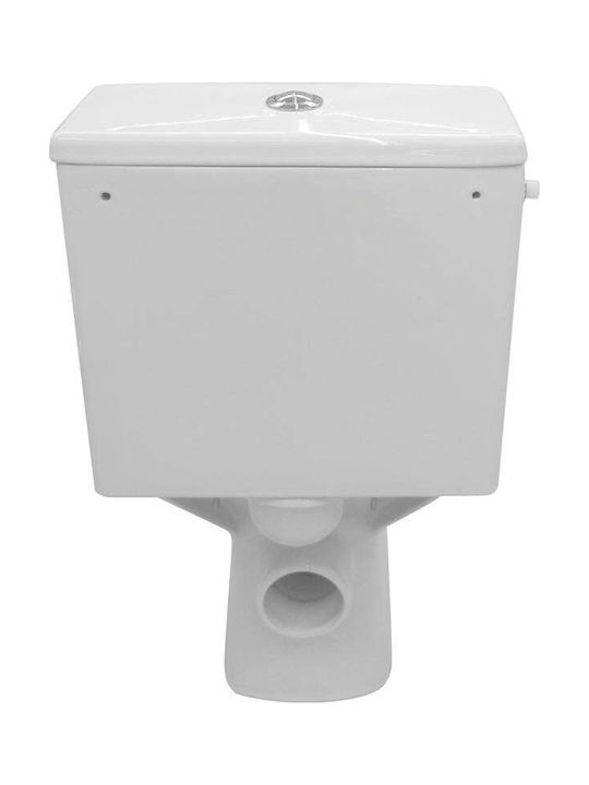 Cersanit Toaletă de podea Fără margine cu sistem de descărcare cu Capac Duroplast Albă