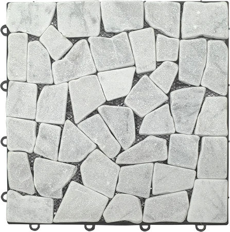 Комплект плочки Artelibre Stone White 30.5x30.5x2см 6бр 06512920