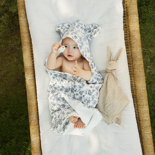 Elodie Details Baby Bath Towel-Bathrobe Hooded Toile 75x75cm