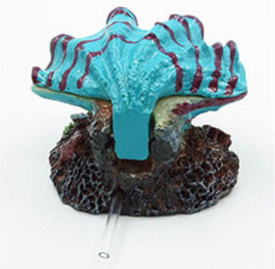 Epigasos Aquarium Decoration Shell Pearl 10x8x8 Connects Blue Air Pump