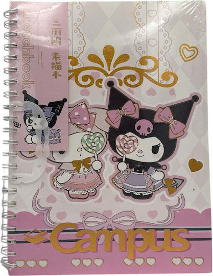 Skizzenblock A4 Kuromi 4 Designs 1 Stück