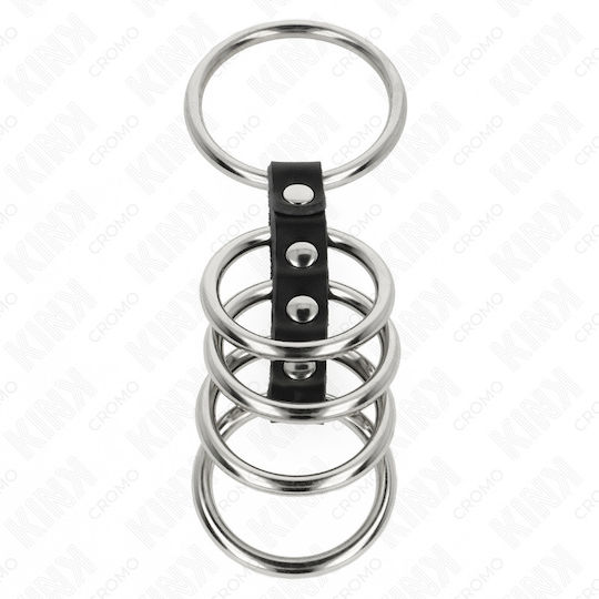 Kink Ring Cock Metallic Black