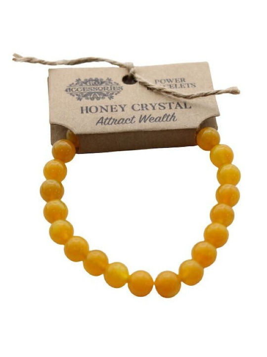 Βραχιόλι Λίθους Honey Crystal Attract Wealth Bracelet 8mm