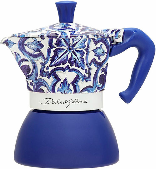 Bialetti S0465143 Μπρίκι Espresso Inox Μπλε