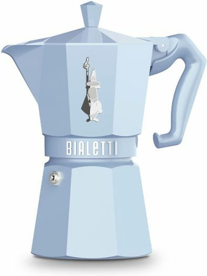 Moka Stovetop Espresso Pot Blue
