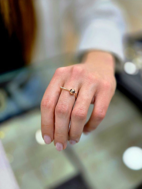Mentzos Ring made of Silver Gold Plated