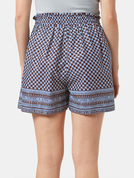 Scotch & Soda Γυναικείο Ψηλόμεσο Σορτς Μπορντό