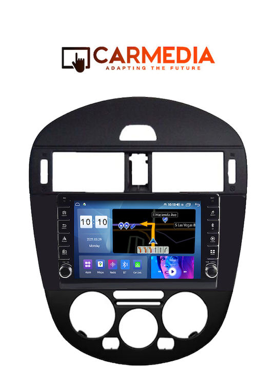 Carmedia Auto-Audiosystem für Nissan Pulsar 2014 (Bluetooth/USB/WiFi/GPS/Apple-Carplay/Android-Auto) mit Touchscreen 9"