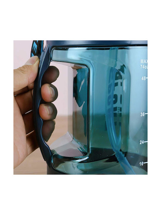 Uncle George Παγούρι Πλαστικό 1600ml Γαλάζιο