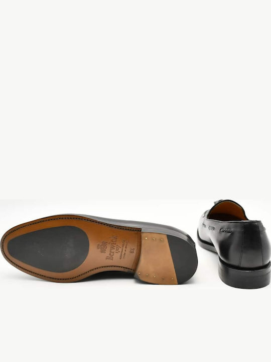 Δερμάτινα Ανδρικά Loafers σε Μαύρο Χρώμα