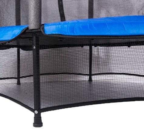 Trampoline Balance Safety Net Diameter 140cm Height 162cm Maximum Weight Up to 50kg Blue Red