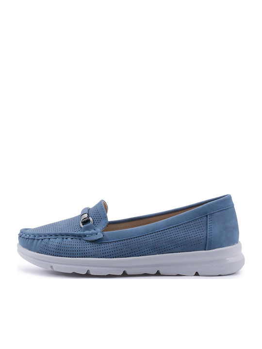 Γυναικεία Loafers σε Γαλάζιο Χρώμα