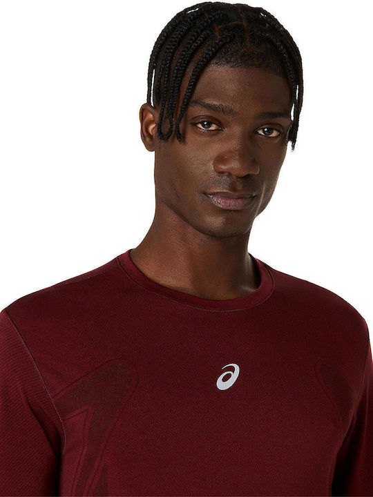 ASICS Road Seamless Μπλούζα Μπορντό