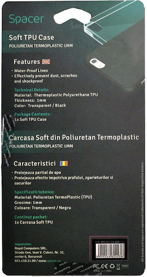 Spacer Super Transparente Handyhülle Spacer Samsung A6 Duos 2018