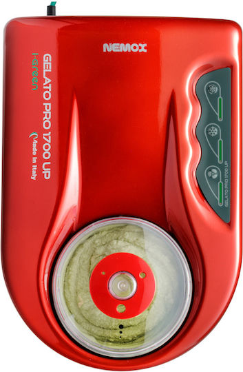 Nemox Gelato Pro 1700 Up i-Green Mașină De Înghețată 1.5lt Roșie