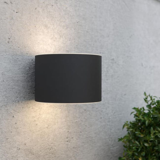 123led Επιτοίχιο Ηλιακό Φωτιστικό 20lm με Θερμό Λευκό Φως 3000K IP54