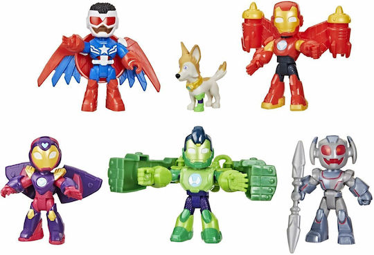 Hasbro Marvel Iron Man and His Awesome Friends Armored-Up Avengers Pack for Ages 3 Plus