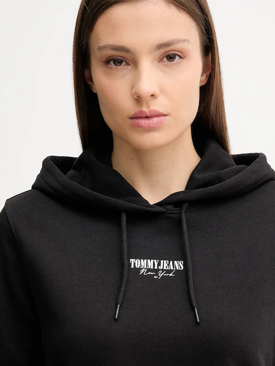 Essential Women's Sweatshirt Hooded Black