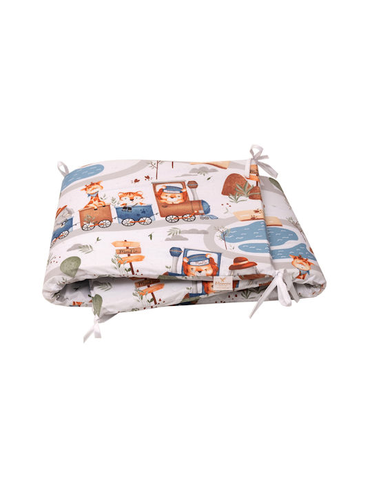 Viopros Baby Duvet Cover Set With Pillowcase White 120x160cm