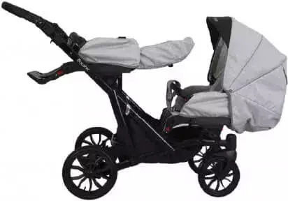 Kunert Booster Adjustable Double Stroller Suitable for Newborn Beige 19.2kg