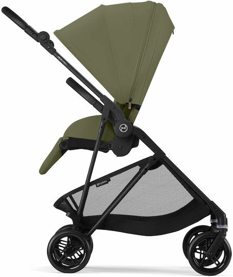 Cybex Melio Ρυθμιζόμενο Καρότσι Μωρού Kατάλληλο για Nεογέννητο Moss Green 6.1kg