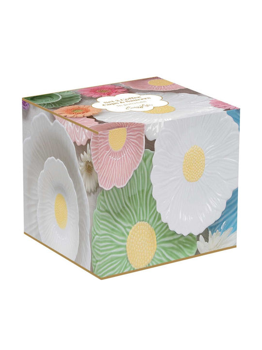 Marva Set of Cups Coffee Porcelain Pink 80ml 2pcs