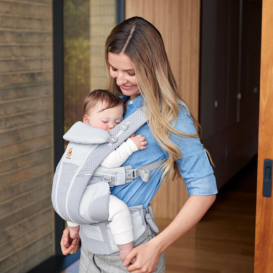 Ergobaby Класическа Кенгуру Omni Breeze Pearl Grey с Максимално Тегло 20кг BCZ360PGRY