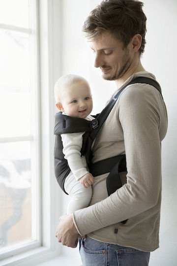 BabyBjorn Κλασικός Μάρσιπος Mini Woven Μπλε με Μέγιστο Βάρος 11kg