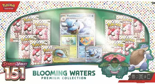 Pokemon SV3.5 151 Blooming Waters Premium Collection Scarlet & Violet Deck