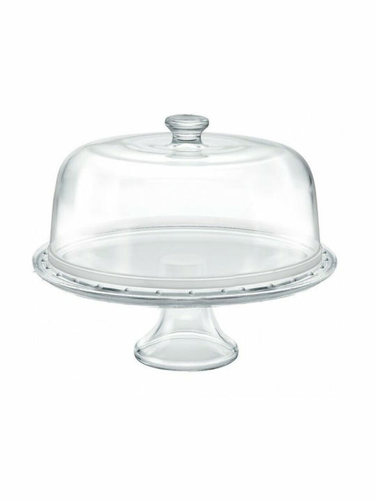 Borgonovo Palladio Cake Stand Transparent 31x31x25.5cm