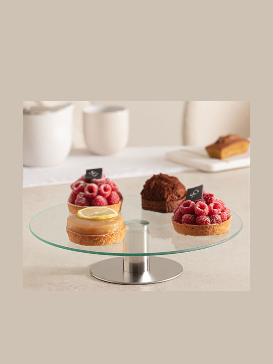 Secret de Gourmet Cake Stand Transparent 30x30cm