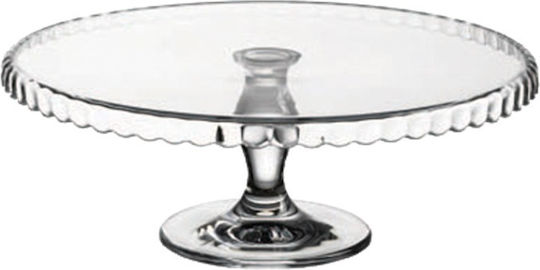 Pasabahce Cake Stand Transparent 32x32cm