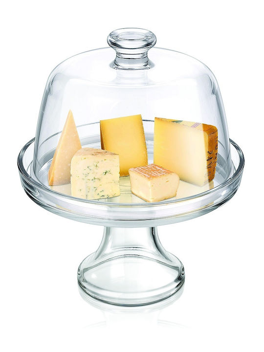 Borgonovo Palladio Cake Stand Transparent 22x22cm