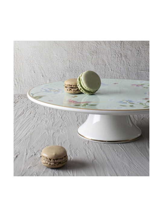 Laura Ashley Heritage Τουρτιέρα από Πορσελάνη με Πόδι Πολύχρωμη