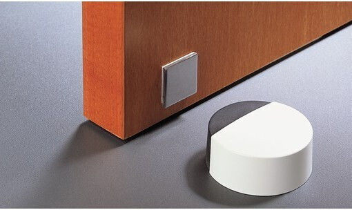 Magnetic Metallic Door Stopper Magnetic Beige Beige