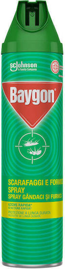 Baygon Spray Insecticid pentru Gândaci / Furnicile / Păianjeni 400ml