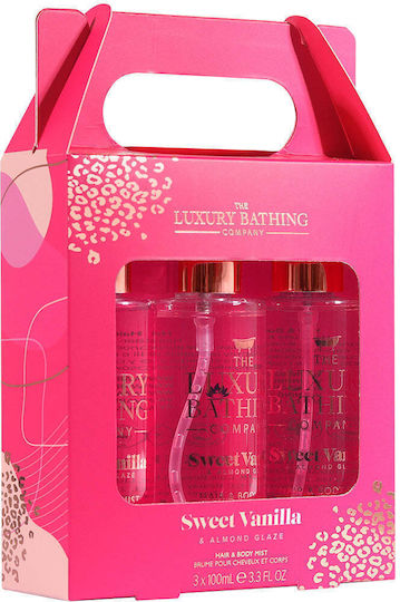 The Luxury Bathing Company Tempting Trio Sweet Vanilla Set Îngrijire pentru Curățare corp 3buc