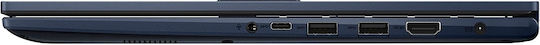 Asus VivoBook 15 X1504VA-BQ1640W X1504VA-BQ1640W 15.6" FHD (i5-1334U/16GB/512GB SSD/W11 Home) Quiet Blue (GR Keyboard)