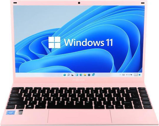 MaxCom mBook 14" IPS FHD (Celeron Quad Core-J4125/8GB/256GB SSD/W10 Home) Pink (US Keyboard)