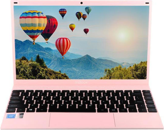 MaxCom mBook 14" IPS FHD (Celeron Quad Core-J4125/8GB/256GB SSD/W10 Home) Pink (US Keyboard)